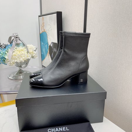 Chanel Short boots elastic sheepskin heel height: 5cm