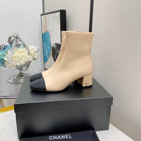 Chanel Short boots elastic sheepskin heel height: 5cm