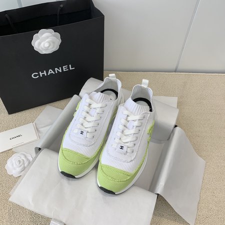 Chanel Panda knit sneakers