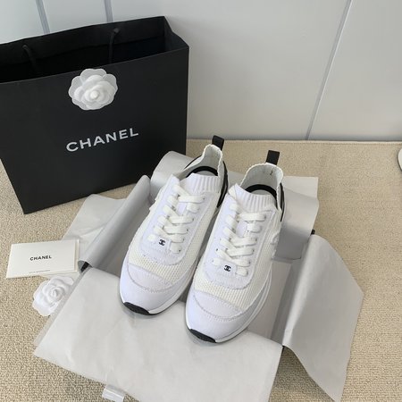 Chanel Panda knit sneakers