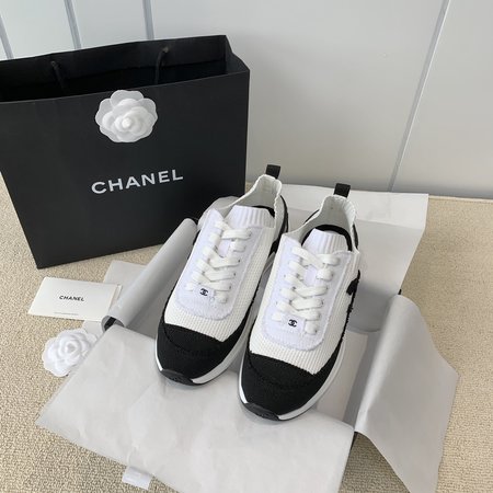 Chanel Panda knit sneakers