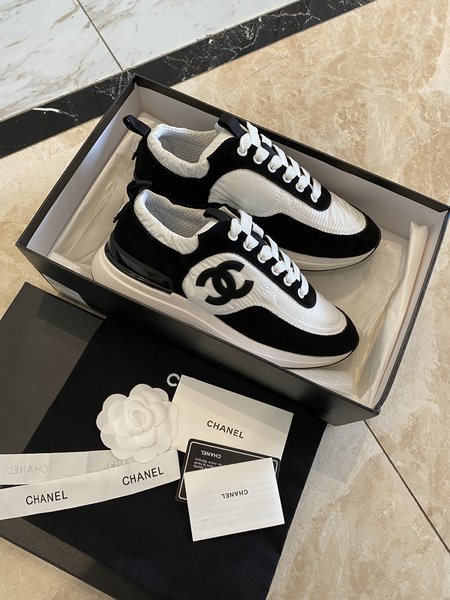 Chanel Sports series calfskin and mesh