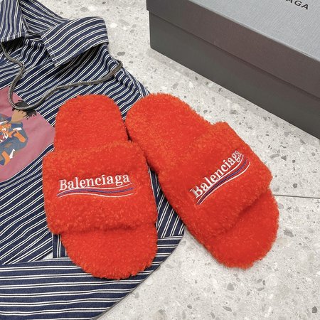 Balenciaga Furry slippers