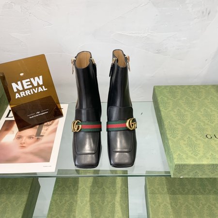 Gucci Short boots heel height 3.5cm/7.5cm