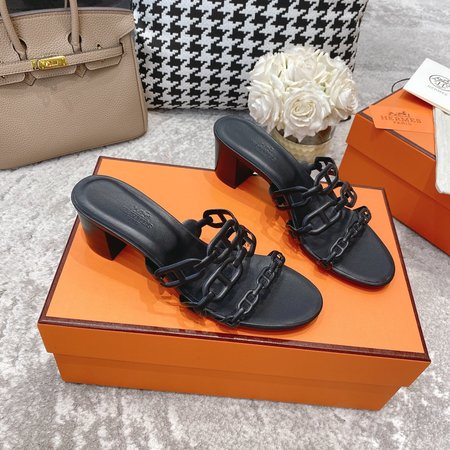 Hermes Chain sandals slippers