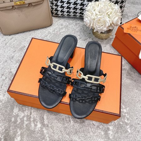 Hermes Chain sandals slippers