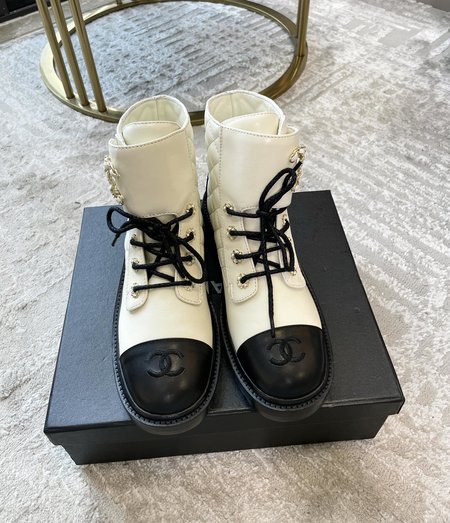 Chanel Short boots cowhide lining sheepskin