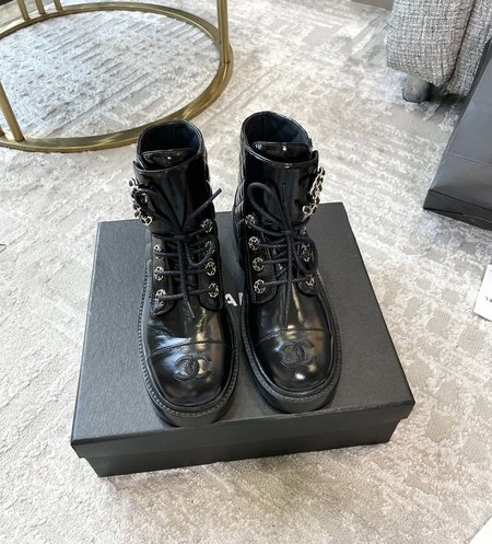 Chanel Short boots cowhide lining sheepskin