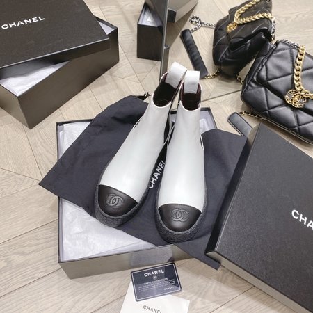 Chanel Chelsea booties calfskin