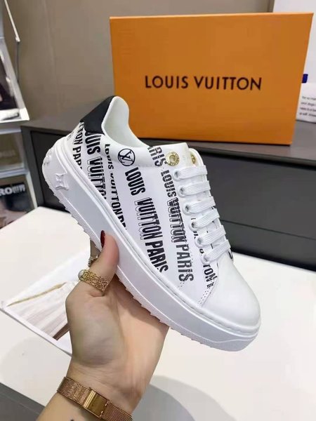 Louis Vuitton Silk leather sneakers