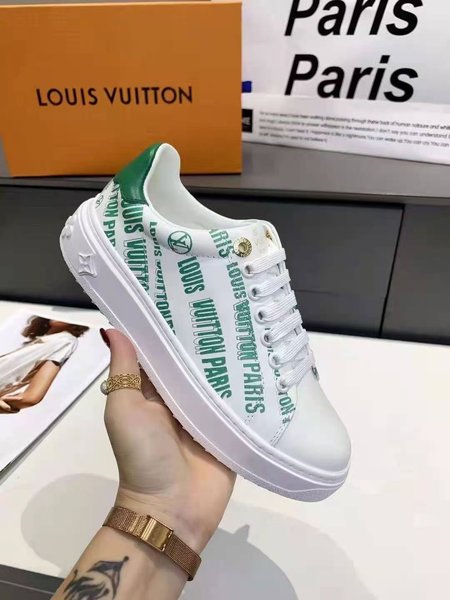 Louis Vuitton Silk leather sneakers