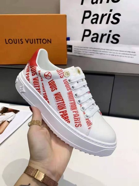 Louis Vuitton Silk leather sneakers