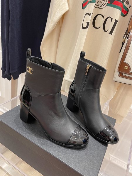 Chanel Top ankle boots series lambskin heel height: 5.5cm