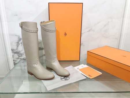 Hermes Classic Kelly series Knight s boots Hermes Box calfskin