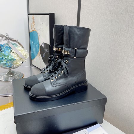 Chanel Martin boots calfskin inner sheepskin