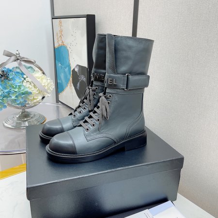 Chanel Martin boots calfskin inner sheepskin