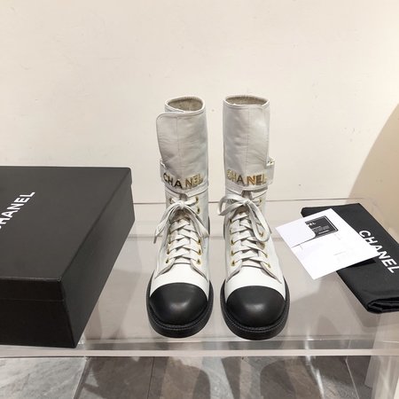 Chanel Knight s boots calfskin sheepskin