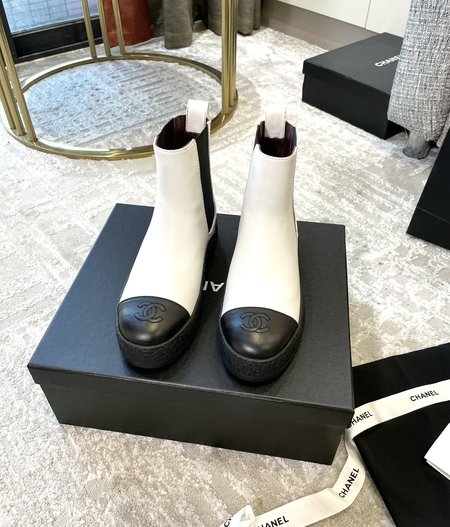 Chanel Short boots cowhide lining sheepskin