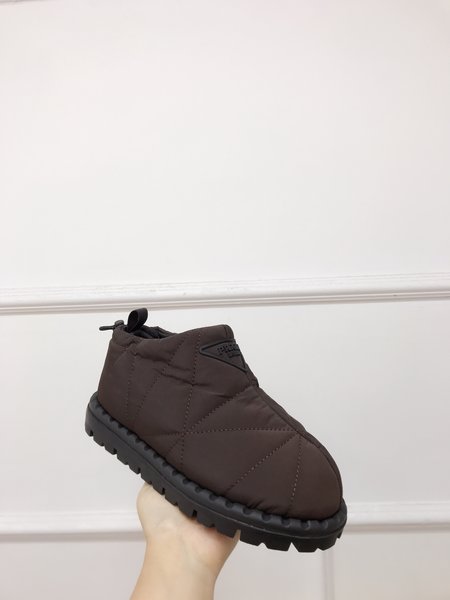 Prada Slippers/snow boots waterproof material + silk cotton + inner wool