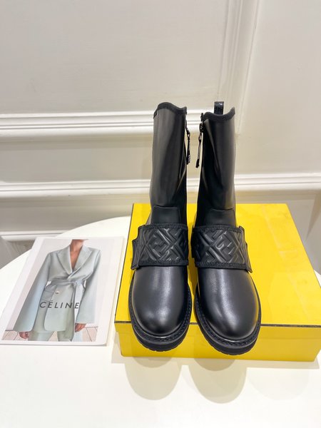 Fendi Short boots calfskin lining sheepskin