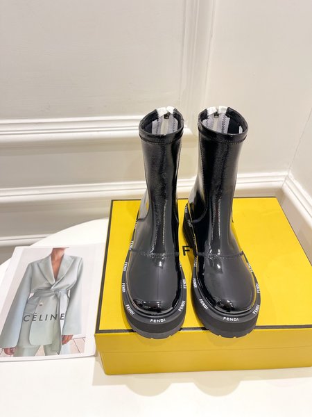 Fendi Short boots calfskin lining sheepskin