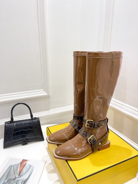 Fendi Boots elastic leather