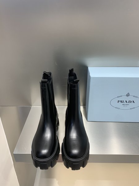 Prada platform boots