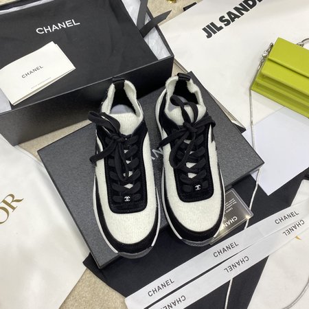 Chanel Wool socks sneakers