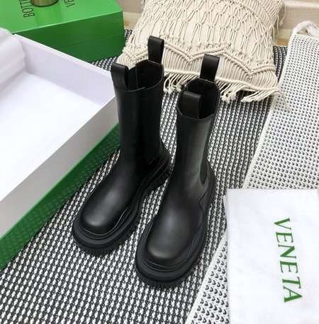 Bottega Veneta mid calf chelsea boots