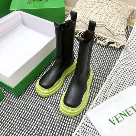 Bottega Veneta mid calf chelsea boots