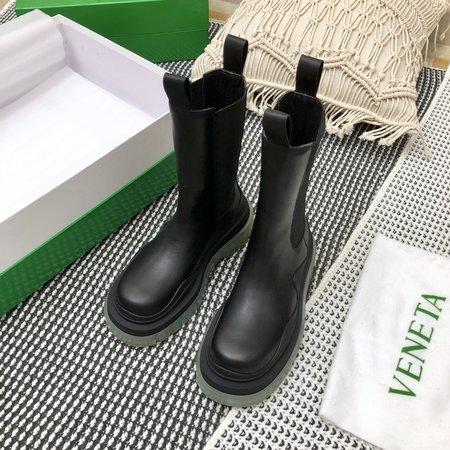 Bottega Veneta mid calf chelsea boots