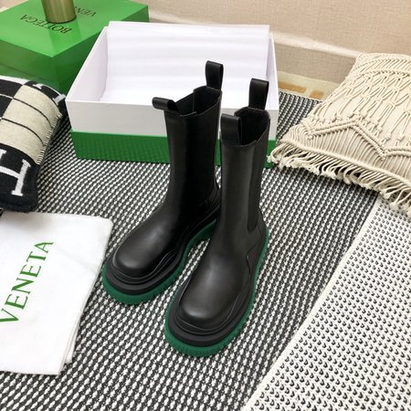 Bottega Veneta mid calf chelsea boots