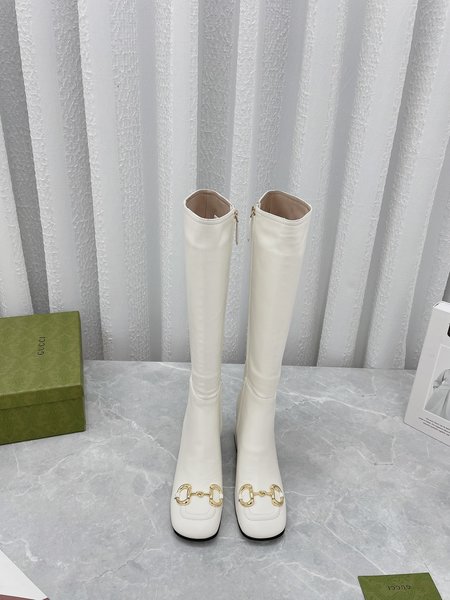 Gucci Horsebit zipper high boots with heel height: 5.5cm