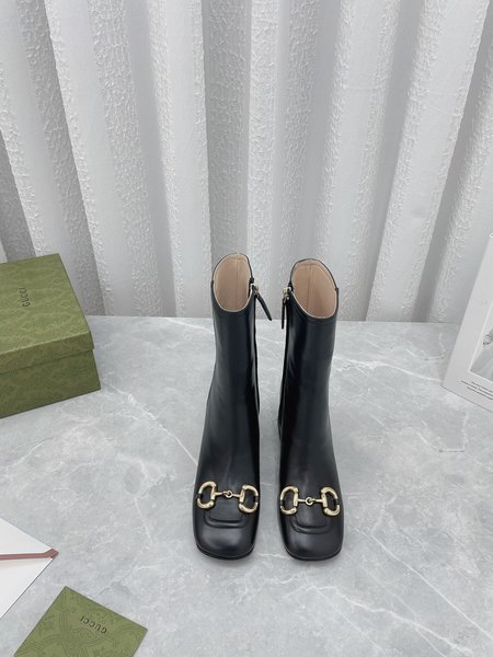 Gucci Heel height of horsebit zipper middle boots: 5.5cm