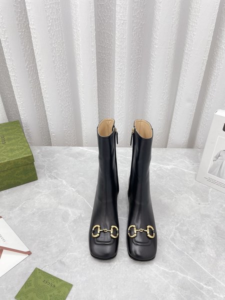 Gucci Heel height of horsebit zipper middle boots: 5.5cm