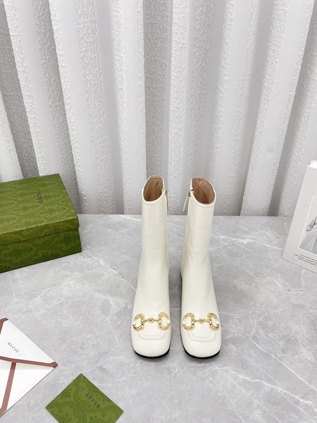 Gucci Heel height of horsebit zipper middle boots: 5.5cm