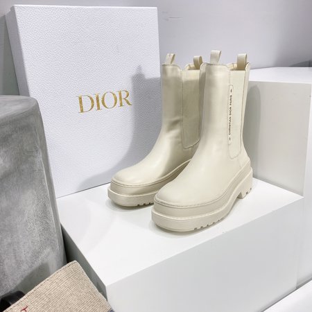 Dior Booties Stretch Chelsea Boots in Calfskin