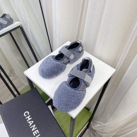 Chanel Casual Mary Jane Embroidered Shoes