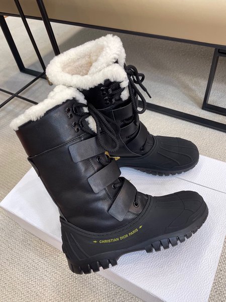 Dior fur boots sneakers