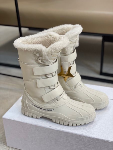 Dior fur boots sneakers