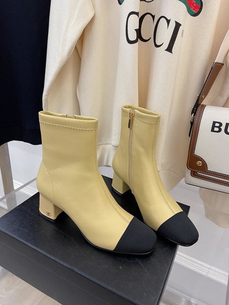 Chanel elastic boots