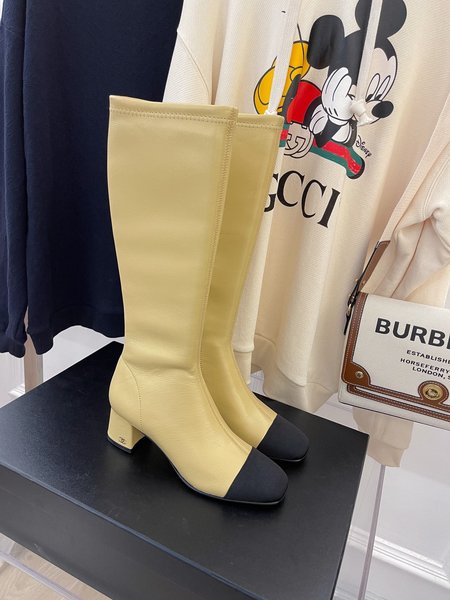 Chanel elastic boots