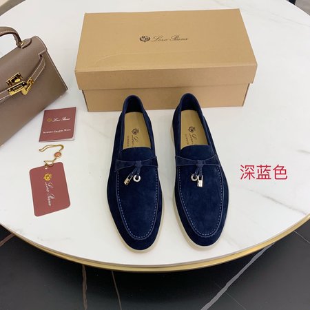 LP Suede Calfskin Loafers