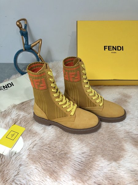 Fendi Stretch Mid Martin Boots