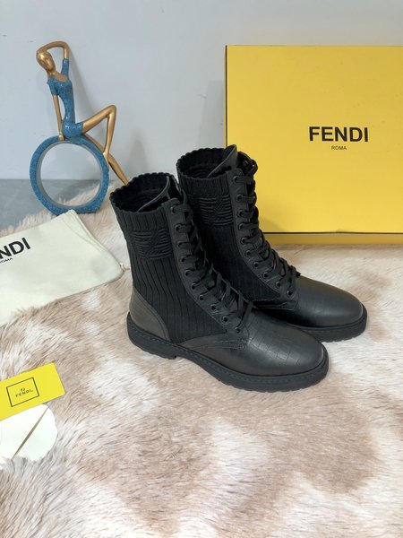 Fendi Stretch Mid Martin Boots