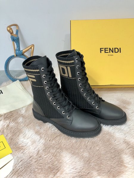 Fendi Stretch Mid Martin Boots