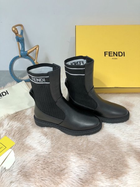 Fendi Stretch Mid Martin Boots