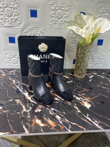 Chanel short boots