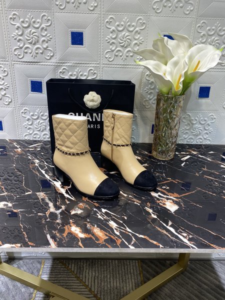 Chanel short boots