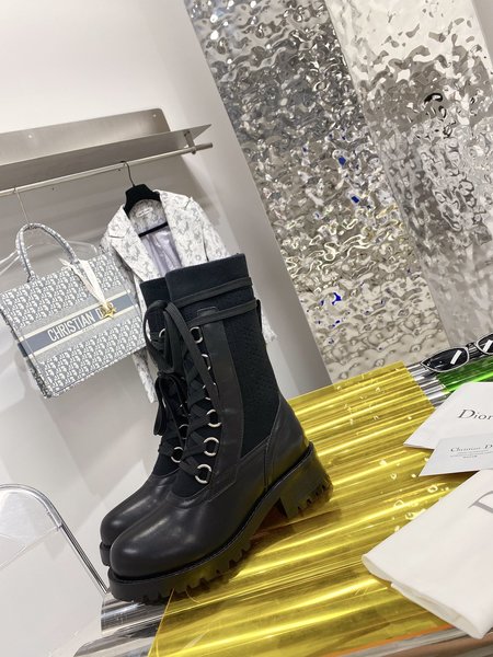 Dior Land lace-up boots